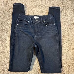 Good American Always Fits Good Legs
Skinny Jeans Dark Indigo Size 6-12 EUC